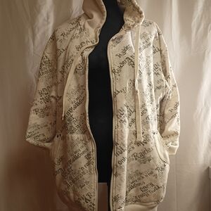 Women's Cream Graphic Bomber Jacket